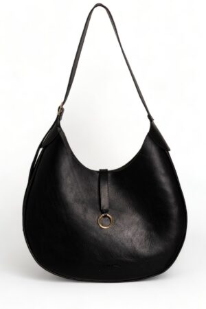 Czarny shopper skórzany ZBUNTOWANA