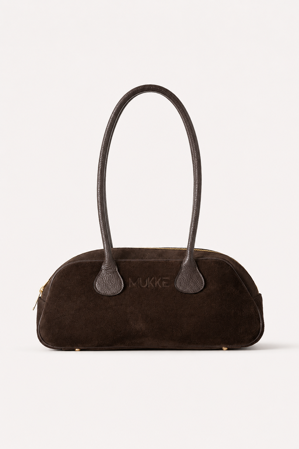 Brązowa torebka bowling bag mini Romantyczka