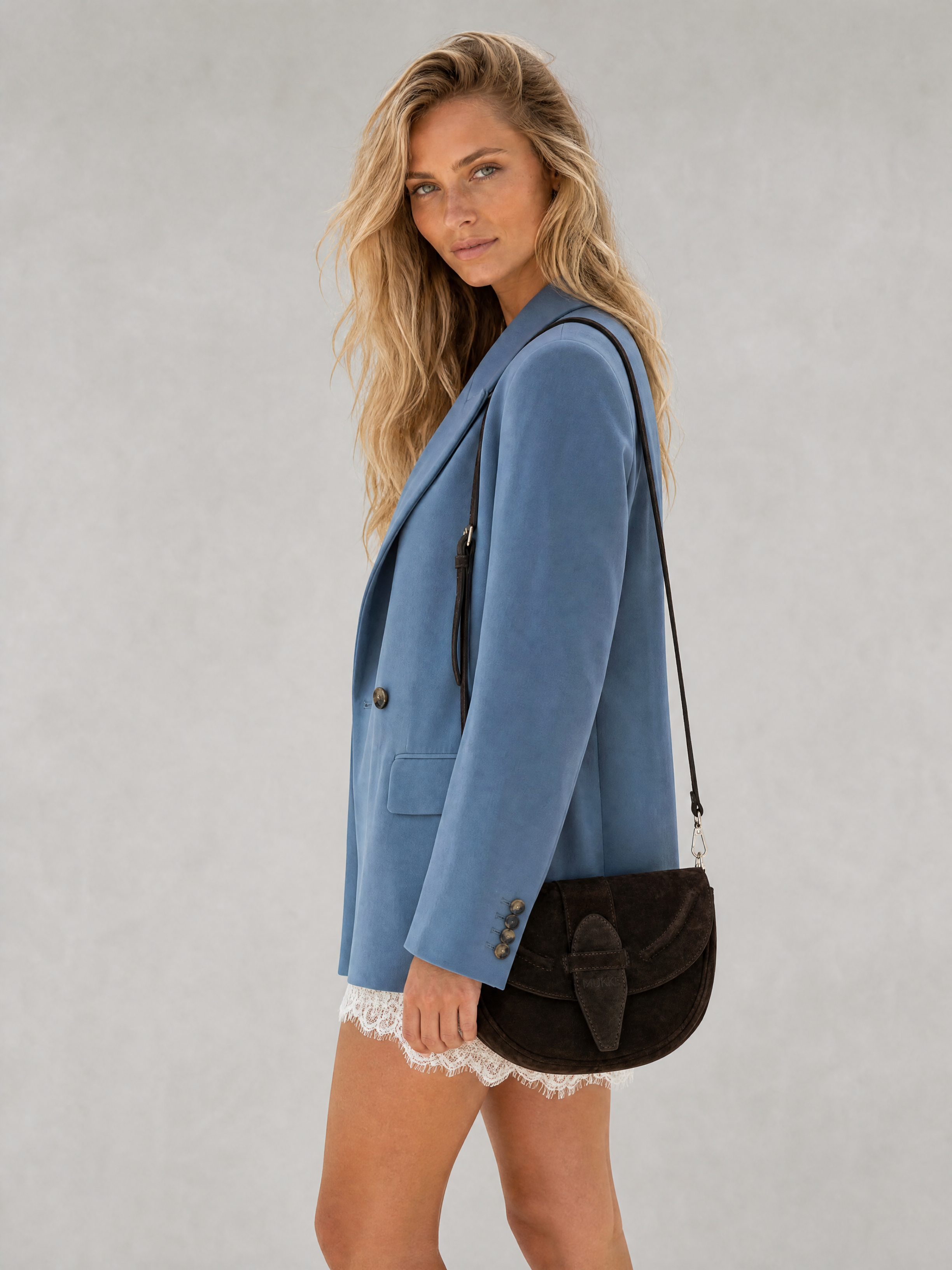 Zamszowa torebka saddle bag Charyzmatyczna - obrazek 4