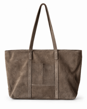 Duży shopper taupe Pewna siebie